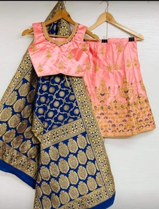 Lehenga-ropa para niños, navratrri especial de prenda de vestir, Festival Choli, para boda, India, lehenga, chooli, venta al por mayor - Product Image 3