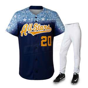 Ropa Deportiva de Béisbol Personalizada de Nuevo Diseño, Transpirable, Antibacteriana, de Talla Grande, de Secado Rápido, 100% Poliéster, de la Mejor Calidad, Hecha en Pakistán - Product Image 3