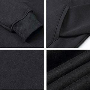 Custom Winter Street Fashion Men's Jogger Pants 350g Heavyweight Fleece Sweatshirt Set Customizable Men's <b>Hoodies</b> Sweatshirts - Product Image 2