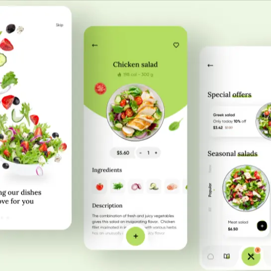 Online Best Food Delivery App Design | Mobile/Android Food Tracking App | Lebensmittel bestell website