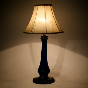 Cobalt Blue Glass Lamp - Product Image 2
