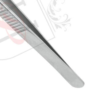 Pinzas de acero inoxidable de alta calidad, punta de aguja de 6mm, 45deg, volumen, Etiqueta Privada, pinzas de pestañas de acero inoxidable - Product Image 4