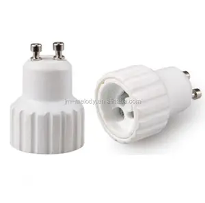 Adaptador GU10 a GU10, convertidor de enchufe de lámpara GU10 a GZ10, soporte de lámpara, adaptador de base de portalámparas para extensor de bombilla LED