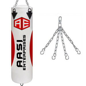 กระสอบทรายหนังแท้พร้อมโซ่เหล็กปรับน้ำหนักได้ ระบายอากาศได้ดีและสะดวกสบาย ขนาด 3 ฟุต-7 ฟุต - Product Image 2