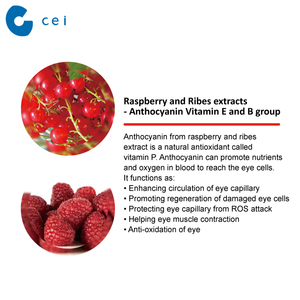 Eye Berry eye supplement lutein powder black Goji Berry tickseed Cassia raspberry vitamin B, vitamine E in powder - Product Image 4