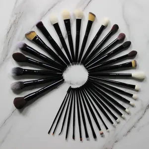 Make Up Brush Set Vonira Beauty Professional 35 Pieces Makeup Artist Luxury Makeup Brush Set With Custom Print Logo Make Up Brushes