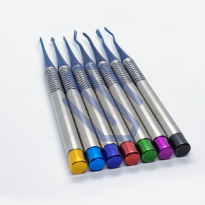 Set 7 PDL Blue Precise Tips Dental Quirúrgico Veterinario Luxating Elevadores CE Aprobado Manual Fuente de alimentación Hecho de acero inoxidable - Product Image 5