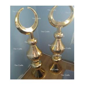 Minaar de Latón Chapado en Oro con Acabado Pulido, Impresión Digital, Tamaño y Forma Personalizados, Alta Calidad, Hecho en India - Product Image 1