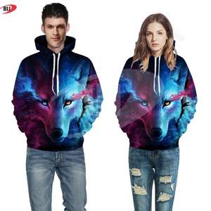 Sweat à capuche à sublimation pour hommes, vêtements de sport d'hiver, sweats à capuche 100% tissu en polyester avec logo personnalisé pour hommes et femmes - Product Image 3