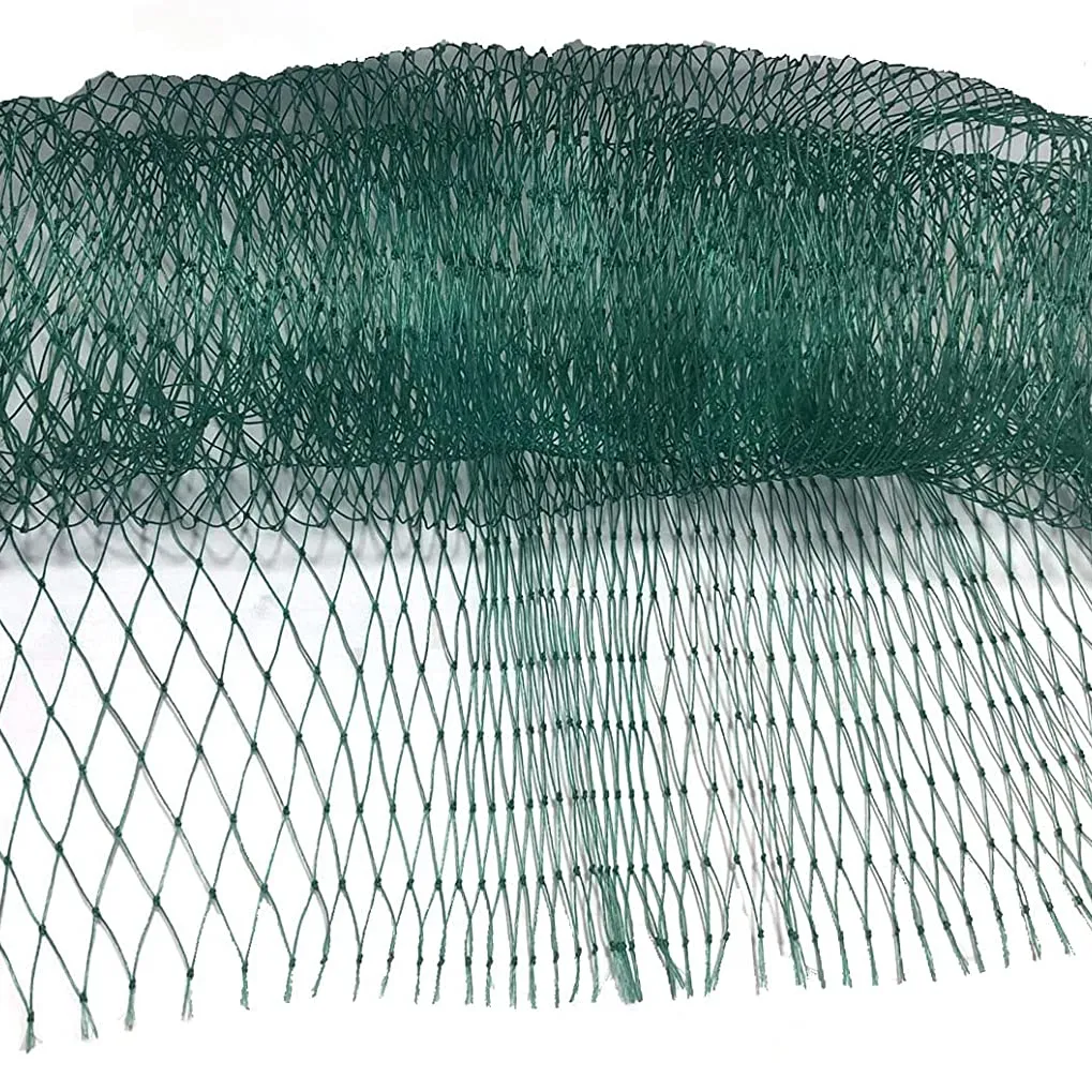 Red de polietileno HDPE multifuncional, red directa de fábrica semiacabada para cría de peces, materiales básicos, cerca de granja