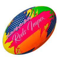 Mini ballon de rugby promotionnel en caoutchouc synthétique, entièrement personnalisable avec logo, idéal pour les événements d'entreprise et la promotion sportive