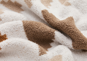 Plaid tricoté <span class=keywords><strong>en</strong></span> microfibre douce et <span class=keywords><strong>laine</strong></span> mérinos DQX Nordic personnalisé pour la décoration intérieure et les canapés - Product Image 5