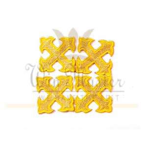 Embroidered Cross for Cross Hand Embroidery /Vestment Crosses - Product Image 3