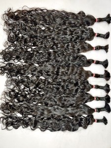 Pelo REMY virgen de doble estiramiento, calidad superior, sin procesar, pelo a granel de un solo donador, cutículas alineadas - Product Image 2