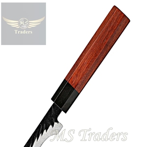 Custom Handmade Professional Damascus Kitchen Chef <b>Knife</b> With custom Wooden Box {MS-37} - Product Image 3
