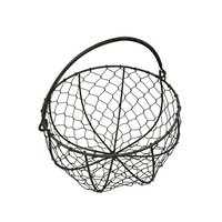 Panier à œufs antique en fil de fer écologique portable et outil de battage Chaman Inde