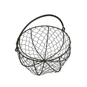 Portable <b>Eco</b>-Friendly Iron Wire Antique <b>Egg</b> Basket and Beater Tool Chaman India - Product Image 1