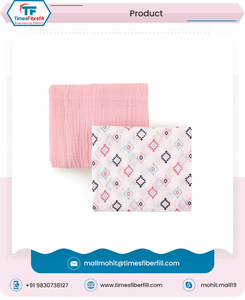 <b>Muslin</b> Swaddle Cotton Custom Print 2 Layer <b>Baby</b> Soft <b>Muslin</b> Swaddle Blankets Cotton <b>Muslin</b> Swaddle Wrap from India - Product Image 2