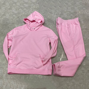 Venta al por mayor de peso pesado de algodón OEM logotipo personalizado 100% algodón Unisex chándal mujeres Jogger conjunto a juego hombres chándal liso hombres chándal - Product Image 2