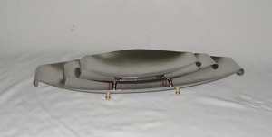 Plat de service rond profond en acier inoxydable de luxe moderne de qualité supérieure, très vendu, pour la maison et la cuisine - Product Image 6