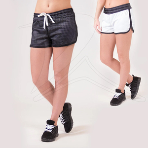 Pantalones cortos de gimnasio de cintura alta para mujer de alta calidad, ropa de yoga y baile transpirable, logotipo personalizado de talla grande, servicio OEM - Product Image 5