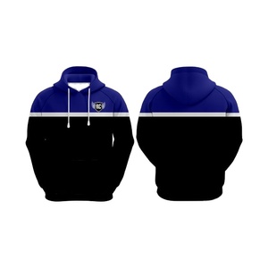 เสื้อฮู้ดผู้ชายยาวคอปกยาวผ้าฟลีซ100% ผ้าโพลีเอสเตอร์พิมพ์ลายสีพื้นเสื้อ6XL XS - Product Image 1