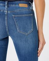 Jean en denim taille mi-haute pour femme, broderie à lacets, coupe droite décontractée, grandes tailles, respirant, imperméable, écologique, personnalisable OEM