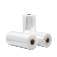 Prix usine Film étirable 80 Gauge Jumbo rouleau 50kg Palette Wrap Emballage en plastique Film Transparent 4 Rouleaux par boîte Carton personnalisé