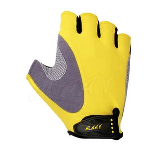 Nouveau design Gants de cyclisme demi-doigts Respirant Paume en cuir synthétique Anti-dérapant Confortable Grip Gants de course - Product Image 2