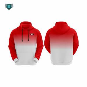 เสื้อมีฮู้ดแบบสวมศีรษะซิปเต็มตัวสำหรับทุกเพศแขนยาวผ้าฟลีซถักโพลีเอสเตอร์ซับลิเมชันสำหรับฤดูหนาวออกแบบใหม่ - Product Image 4