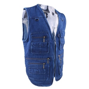 Men's Premium Slim-Fit Casual Denim Vest Vintage <b>Wash</b> Breathable Fabric Winter Outerwear Durable Stitching Sleeveless Jacket - Product Image 2