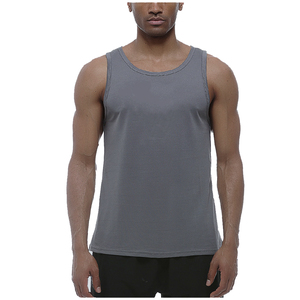Camisetas sin mangas deportivas para gimnasio para hombre, camisetas sin mangas atléticas de algodón 100%, camisetas sin mangas musculares transpirables y de secado rápido - Product Image 4