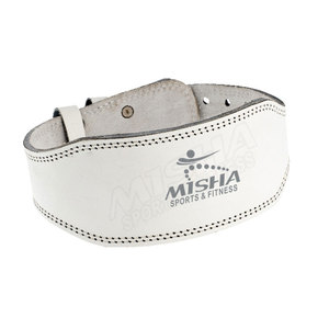 Cinturón de gimnasio de cuero genuino para Fitness, calidad prémium, levantamiento de pesas - Product Image 1