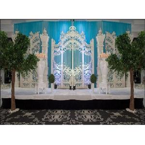 Scène de mariage en Fiber blanche, 10 pièces de meilleure qualité, plan de styliste, scène moderne pour mariage, en vente - Product Image 1