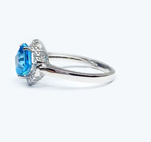 Bagues en topaze bleue, argent Sterling 925, vente en gros, fait à la main, unisexe, bon quantité minimale de commande mc, prix usine - Product Image 4