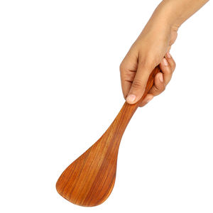 Wood Scoop Spoon Customized Size and Kitchen Utensil <b>Wooden</b> Salad Mixing Soup Scoop Rice Paddle Cooking Serving Spoon - Product Image 5