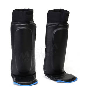 Muay Thai-espinilleras de boxeo con Logo personalizado, Protector de espinillas MMA, bajo precio - Product Image 1