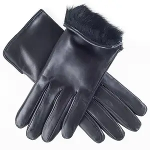 Dicke Mode Ziegenhaut Schaffell Dressing Handschuhe Leder handschuh für Winter Hot Sale Bestseller Neuankömmling Günstige Qualität Handschuh