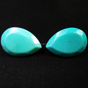 2024 superventas cabujón turquesa forma y tamaño personalizados gratis corte de piedras preciosas azules joyería turquesa piedras preciosas sueltas Turquesa - Product Image 6