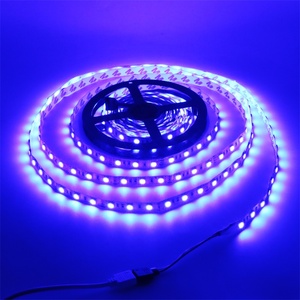 Flexível <span class=keywords><strong>LED</strong></span> Strip Light 5050 RGB Interior IP20 SMD DC12V 60Leds/m para TV Lâmpada de Retroiluminação e Jardim Fita <span class=keywords><strong>LED</strong></span> - Product Image 5