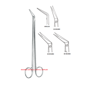 TIJERAS CARDIOVASCULARES PARA EL CARDIOVASCULAR SHARP/ SHARP ANGLED 60 GRADOS 19CM Instrumentos Quirúrgicos Fabricante y Exportador - Product Image 1