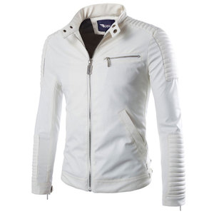 Men's Stylish Winter <b>Stand</b> Collar <b>Motorbike</b> Jacket Custom Made with Unique Design Thin Cow Skin Leather Fashionable - Product Image 1