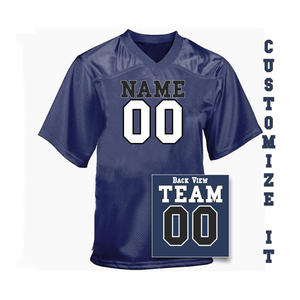 เสื้ออเมริกันฟุตบอลแบบสั่งทำคุณภาพสูง พร้อมรูระบายอากาศด้วยเลเซอร์ ตัวเลขปักแบบ Tackle Twill แห้งเร็ว - Product Image 5