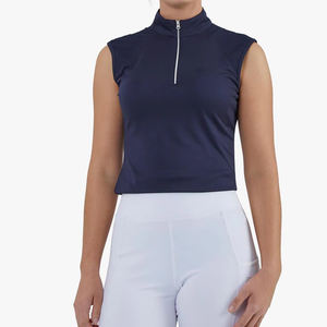 New Arrival Equestrian Women Shirt Cut Sleeves Stretchy Fit Custom Clothing Bulk Wholesale Baselayer <b>Top</b> <b>Horse</b> <b>Riding</b> Shirts - Product Image 1