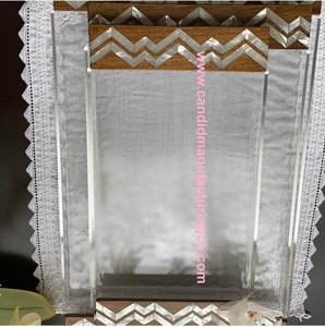 Plateau en acrylique, plateau en nacre, incrustation en bois, plateau de service en bois d'acacia avec incrustation en nacre - Product Image 4