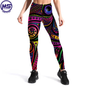 Leggings de gimnasio sin costuras de cintura alta para mujer, pantalones deportivos de Yoga con Logo, tela de punto, mallas push-up para glúteos - Product Image 2