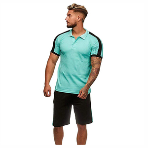 Ensemble d'été pour hommes, couleurs tendance, style haut de gamme, vêtements de sport personnalisés, coton léger, polaire, coupe-vent, respirant, séchage rapide - Product Image 2