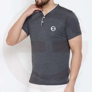 Vente en gros, coton personnalisé pull t-shirt manches mi-longues confortable hommes t-shirts nouveau Style séchage rapide t-shirts pour hommes