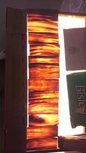 100% plaque de corne de buffle naturelle moyen foncé brun clair Style Animal artisanat cadres optiques produit d'artisanat naturel écologique - Product Image 3