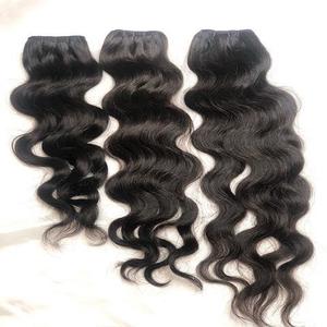 Venta al por mayor de extensiones de cabello brasileño, cabello Natural ondulado Virgen sin procesar - Product Image 5